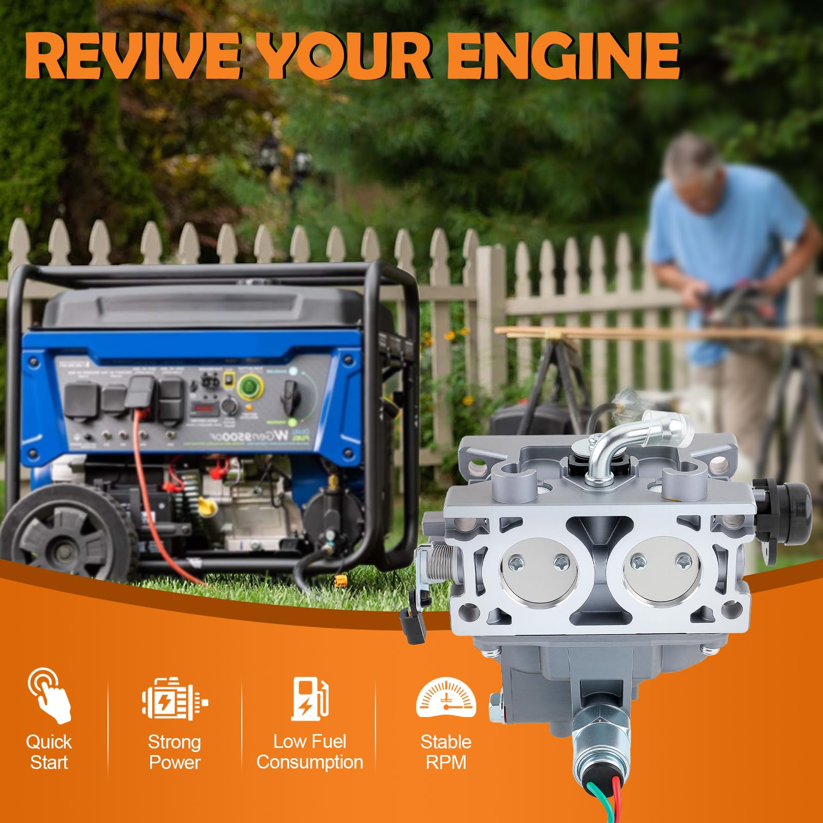 Amazon.com : Huayi Carburetor Carb 133-9966 Compatible with Exmark